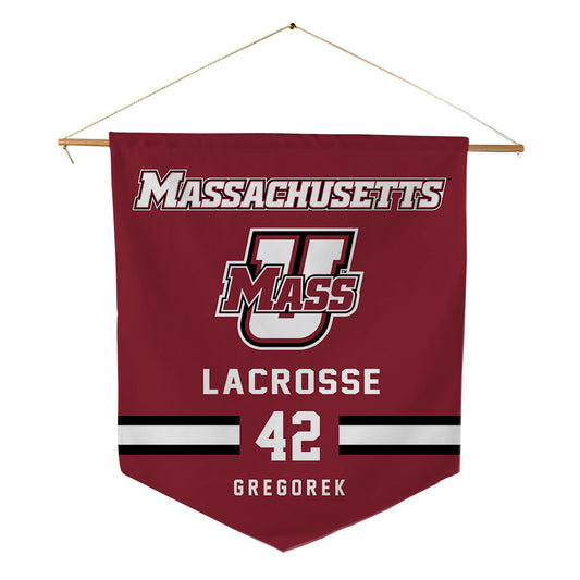 UMass - NCAA Women's Lacrosse : Alex Gregorek - Pennant - 18" x 21"-0