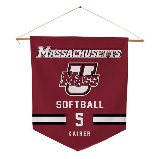 UMass - NCAA Softball : Riley Kairer - Pennant - 18" x 21"-0