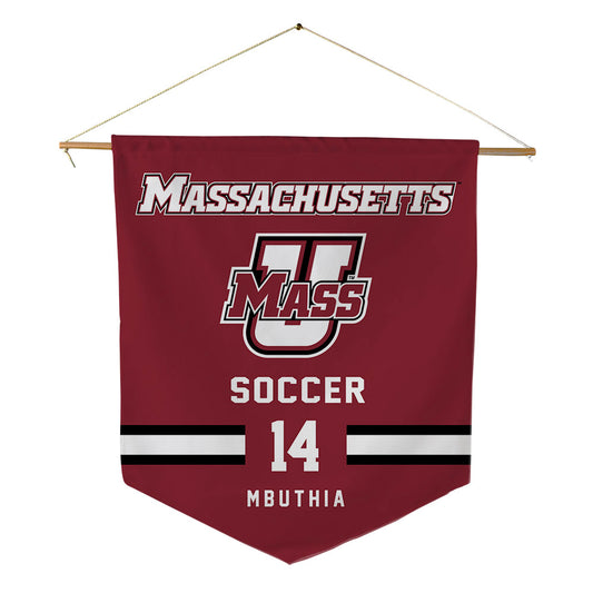 UMass - NCAA Men's Soccer : John-Paul Mbuthia - Pennant - 18" x 21"-0