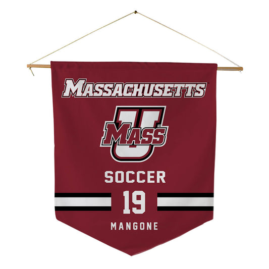 UMass - NCAA Women's Soccer : Catalina Mangone - Pennant - 18" x 21"-0