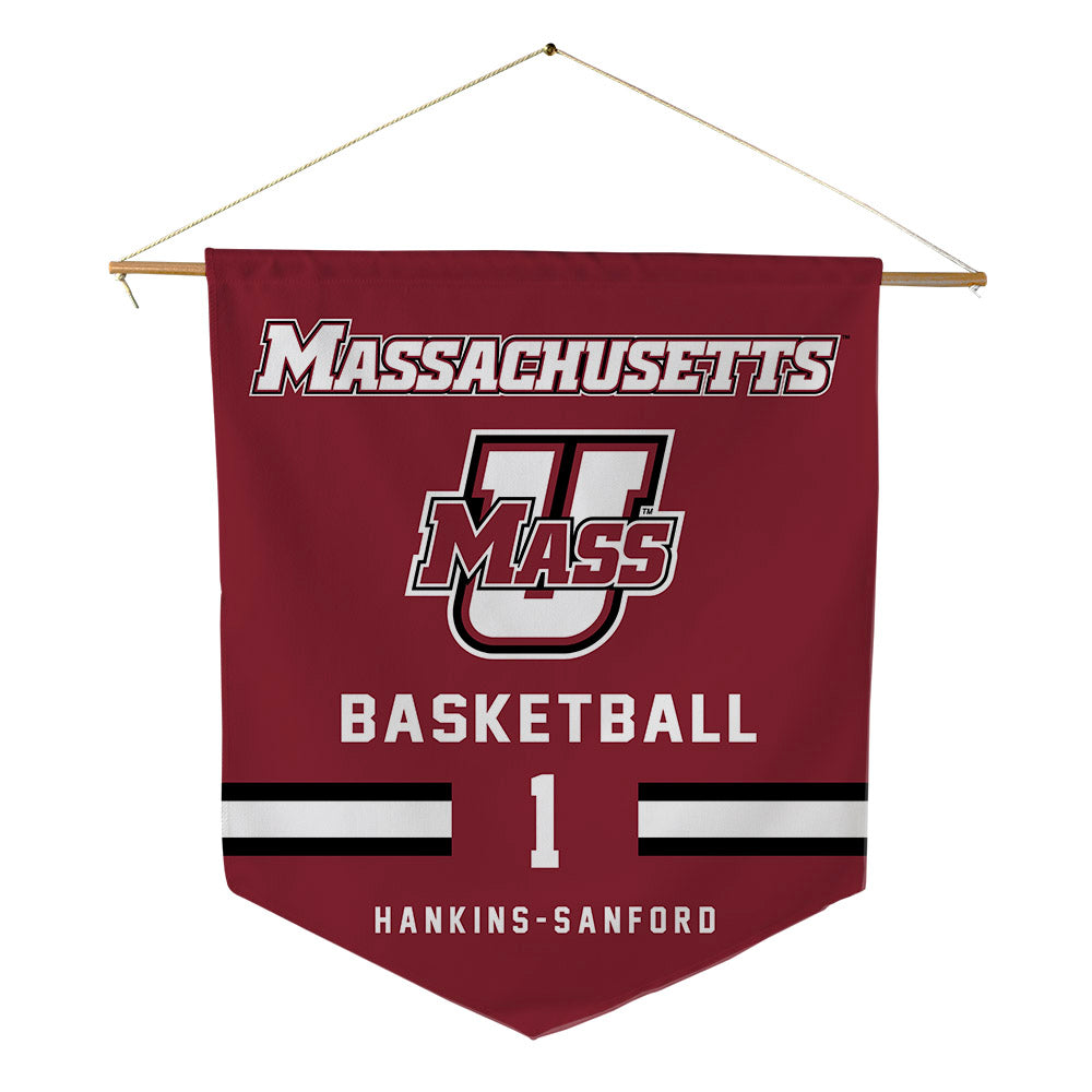 UMass - NCAA Men's Basketball : Daniel Hankins-Sanford - Pennant - 18" x 21"-0