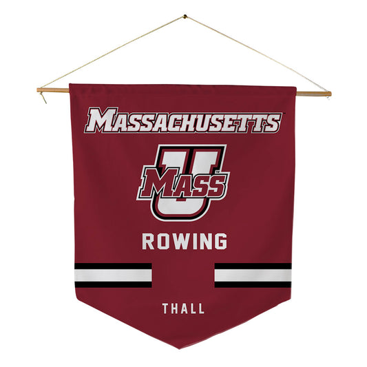 UMass - NCAA Women's Rowing : Natalie Thall - Pennant - 18" x 21"-0