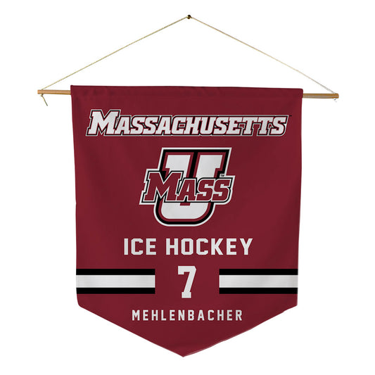 UMass - NCAA Men's Ice Hockey : Owen Mehlenbacher - Pennant - 18" x 21"-0