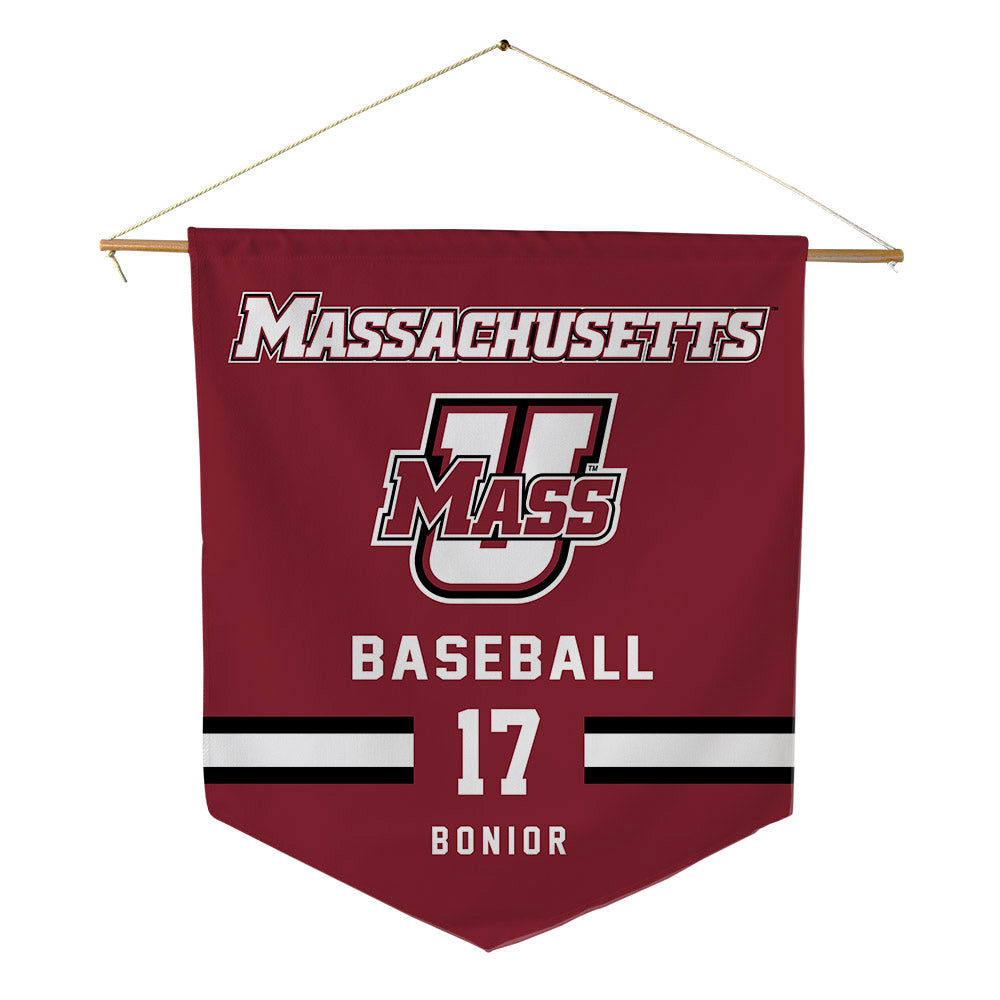 UMass - NCAA Baseball : Vance Bonior - Pennant - 18" x 21"-0