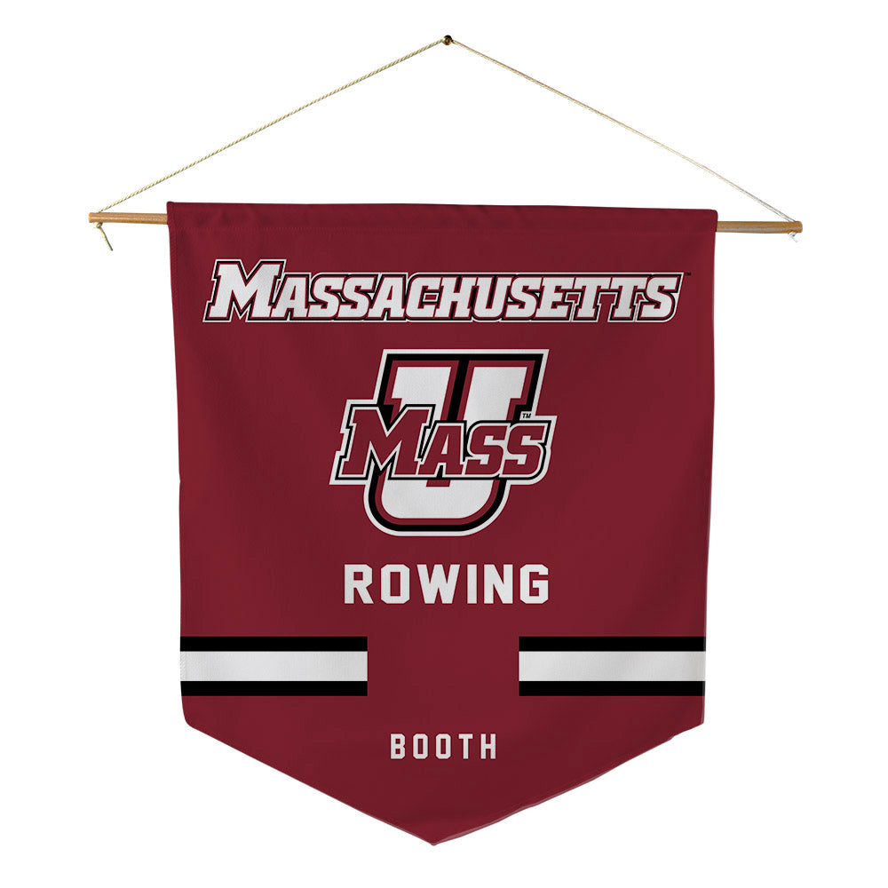 UMass - NCAA Women's Rowing : Mia Booth - Pennant - 18" x 21"-0