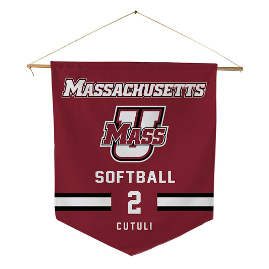 UMass - NCAA Softball : Olivia Cutuli - Pennant - 18" x 21"-0