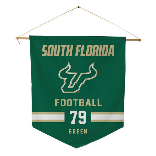 USF - NCAA Football : Ethan Green - Pennant - 18" x 21"-0
