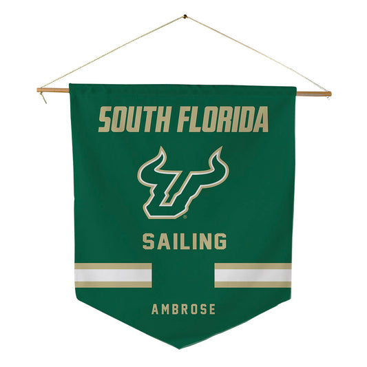 USF - NCAA Women's Sailing : Reese Ambrose - Pennant - 18" x 21"-0