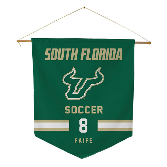 USF - NCAA Men's Soccer : Pedro Faife - Pennant - 18" x 21"-0