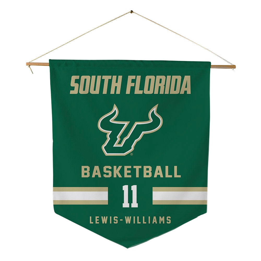 USF - NCAA Women's Basketball : Kirsten Lewis-Williams - Pennant - 18" x 21"-0