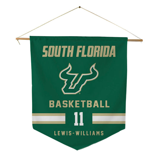 USF - NCAA Women's Basketball : Kirsten Lewis-Williams - Pennant - 18" x 21"-0