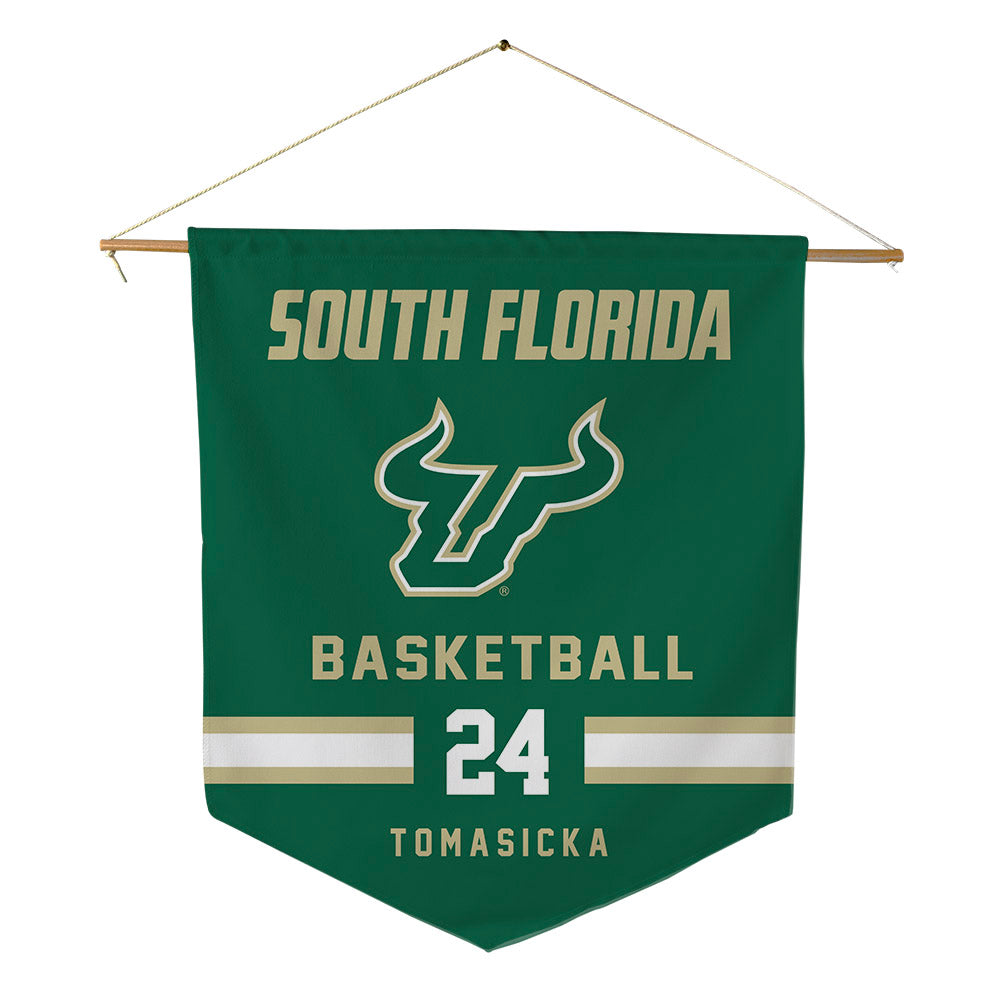 USF - NCAA Women's Basketball : Raina Tomasicka - Pennant - 18" x 21"-0