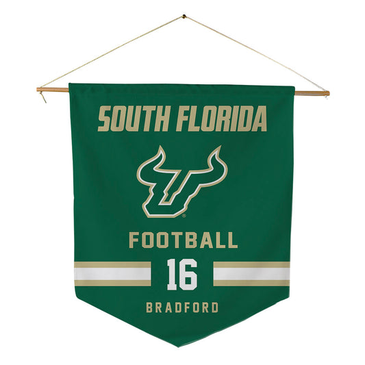 USF - NCAA Football : Jayden Bradford - Pennant - 18" x 21"-0