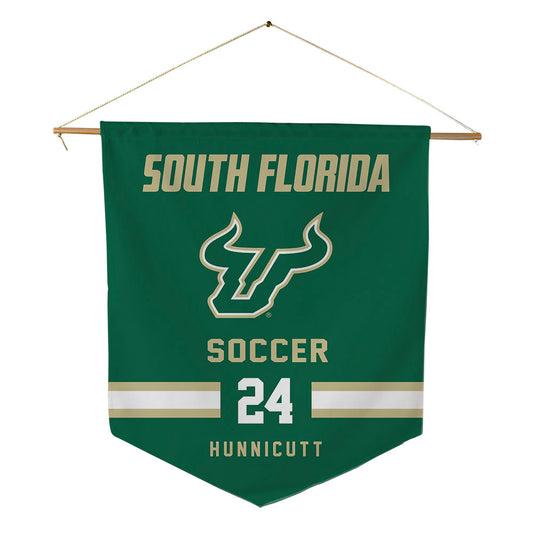 USF - NCAA Men's Soccer : Kyle Hunnicutt - Pennant - 18" x 21"-0