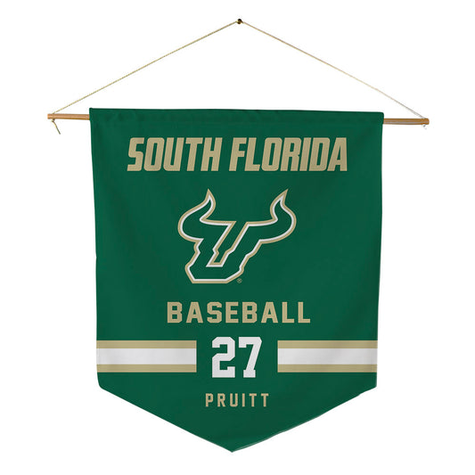 USF - NCAA Baseball : Ryan Pruitt - Pennant - 18" x 21"-0