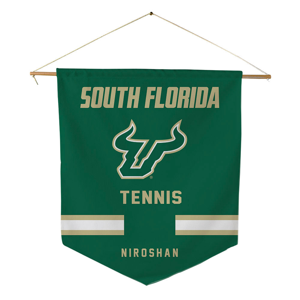 USF - NCAA Women's Tennis : Dharani Niroshan - Pennant - 18" x 21"-0