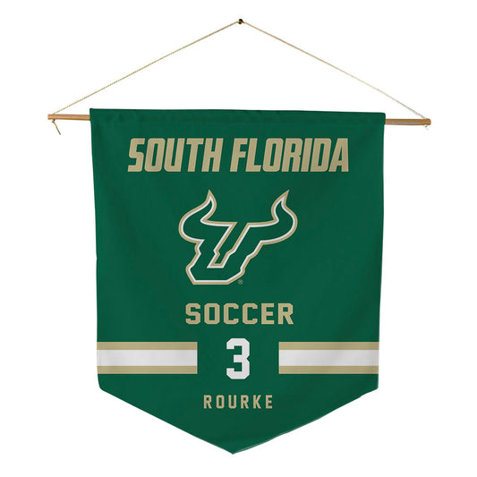 USF - NCAA Women's Soccer : Gaby Rourke - Pennant - 18" x 21"-0
