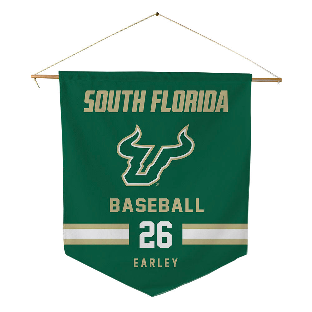 USF - NCAA Baseball : Nathan Earley - Pennant - 18" x 21"-0