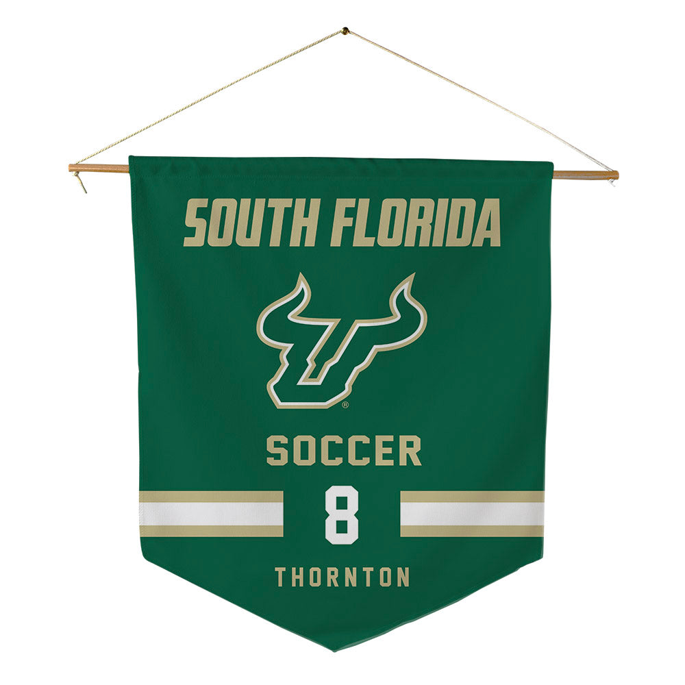 USF - NCAA Women's Soccer : Elyse Thornton - Pennant - 18" x 21"-0