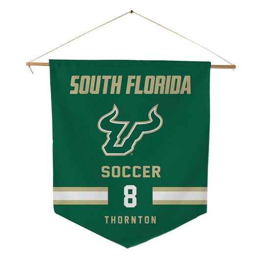 USF - NCAA Women's Soccer : Elyse Thornton - Pennant - 18" x 21"-0