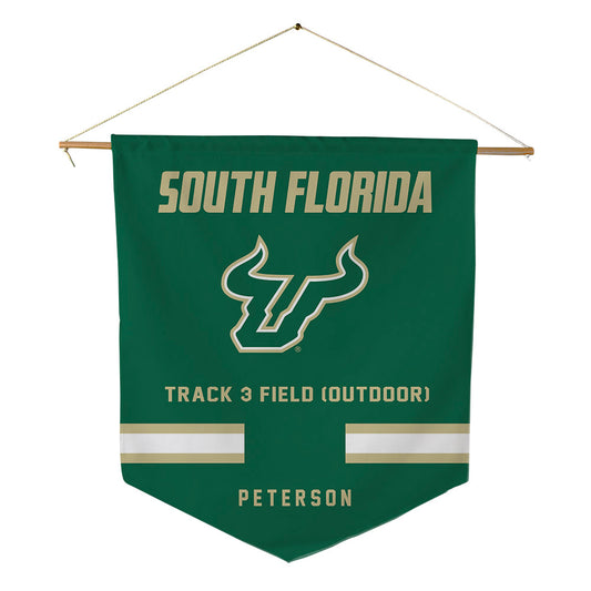 USF - NCAA Women's Track & Field : Terren Peterson - Pennant - 18" x 21"-0