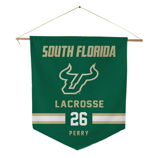 USF - NCAA Women's Lacrosse : morgan perry - Pennant - 18" x 21"-0