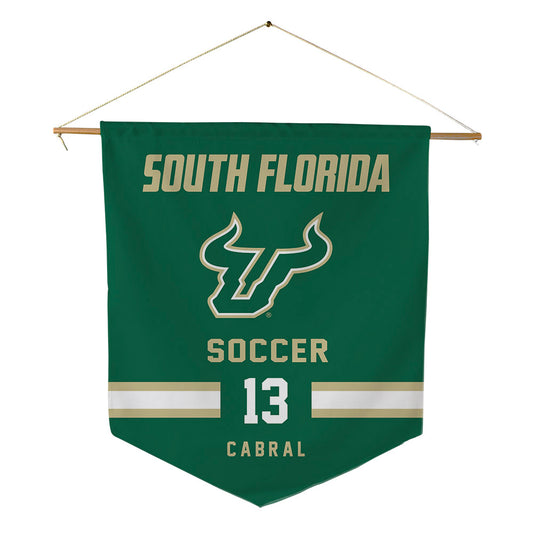 USF - NCAA Women's Soccer : Sophia Cabral - Pennant - 18" x 21"-0