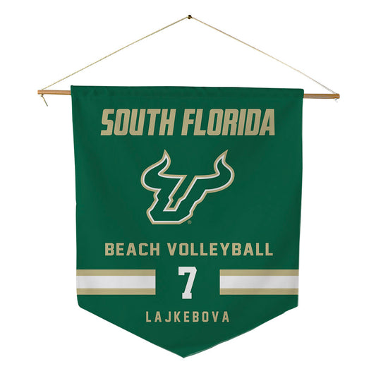 USF - NCAA Beach Volleyball : Teri Lajkebova - Pennant - 18" x 21"-0