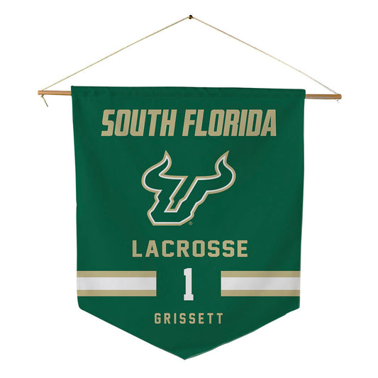 USF - NCAA Women's Lacrosse : Elise Grissett - Pennant - 18" x 21"-0