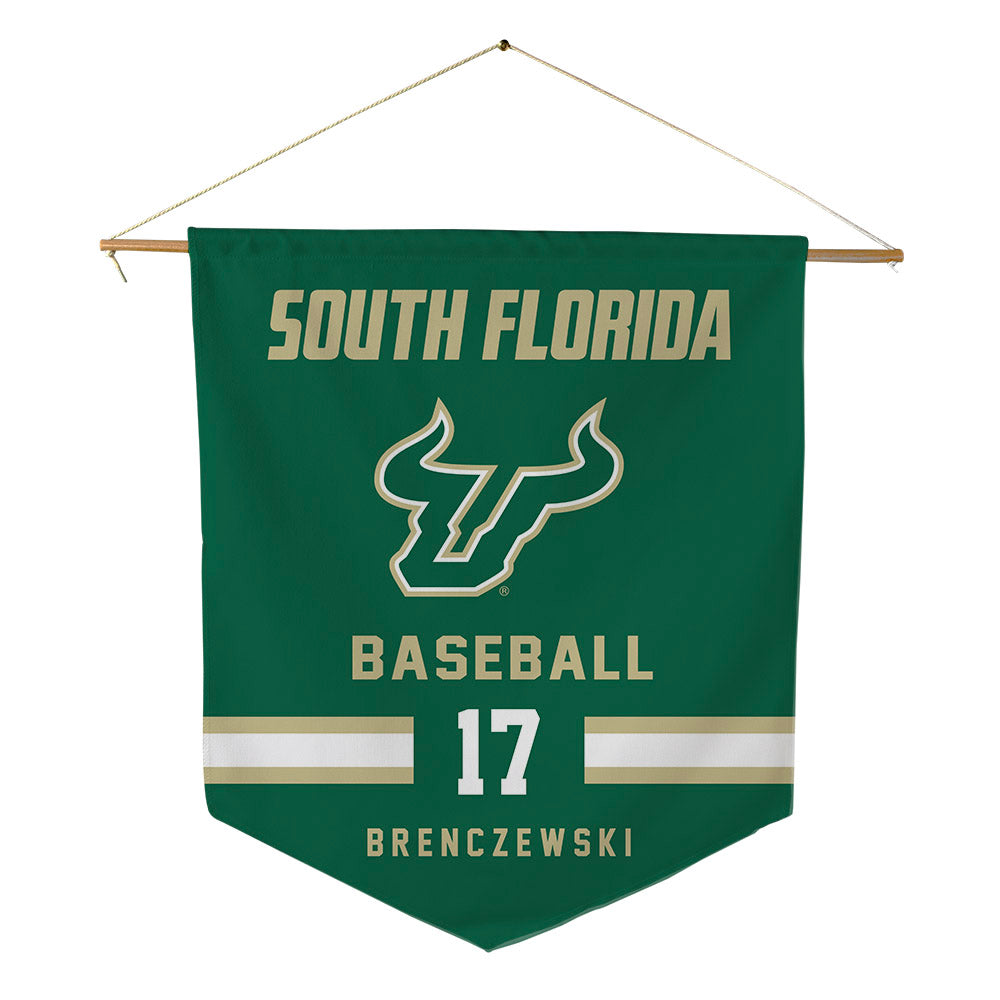 USF - NCAA Baseball : Joey Brenczewski - Pennant - 18" x 21"-0