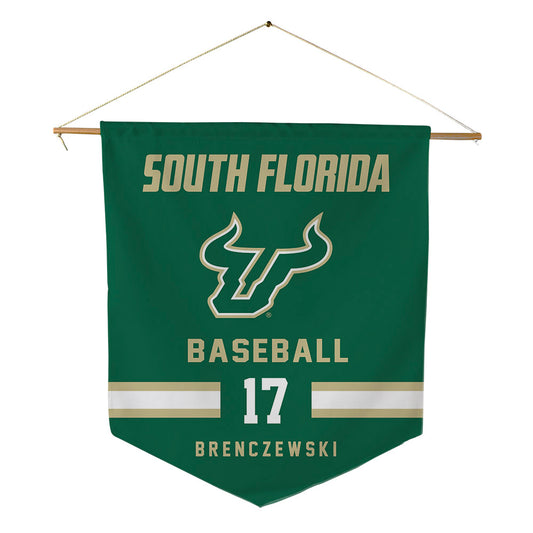 USF - NCAA Baseball : Joey Brenczewski - Pennant - 18" x 21"-0