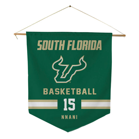 USF - NCAA Men's Basketball : Onyx Nnani - Pennant - 18" x 21"-0