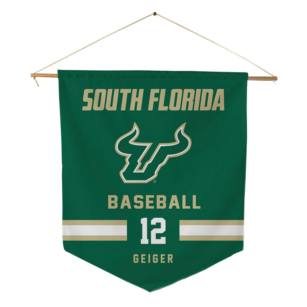 USF - NCAA Baseball : Jackson Geiger - Pennant - 18" x 21"-0