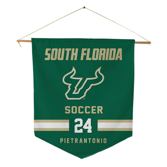USF - NCAA Men's Soccer : Nicolas Pietrantonio - Pennant - 18" x 21"-0