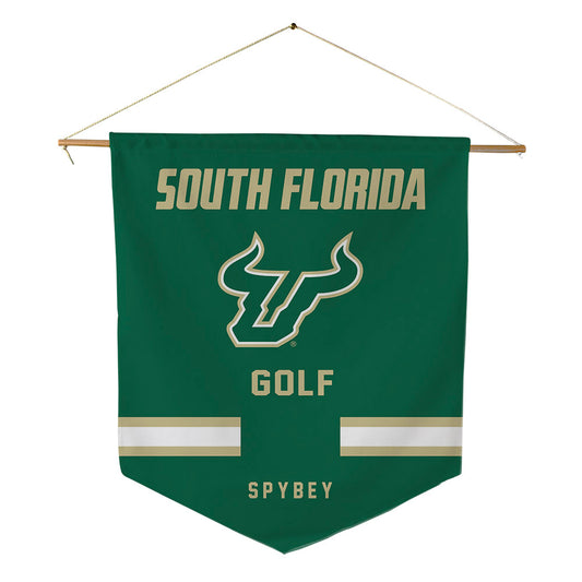USF - NCAA Men's Golf : Jackson Spybey - Pennant - 18" x 21"-0