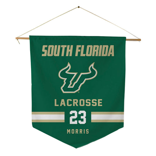 USF - NCAA Women's Lacrosse : Maddie Morris - Pennant - 18" x 21"-0