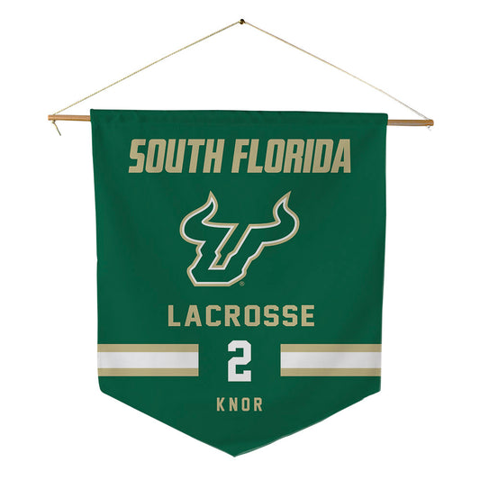 USF - NCAA Women's Lacrosse : Ansley Knor - Pennant - 18" x 21"-0