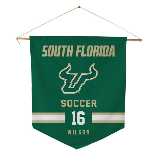 USF - NCAA Men's Soccer : Dominic Wilson - Pennant - 18" x 21"-0