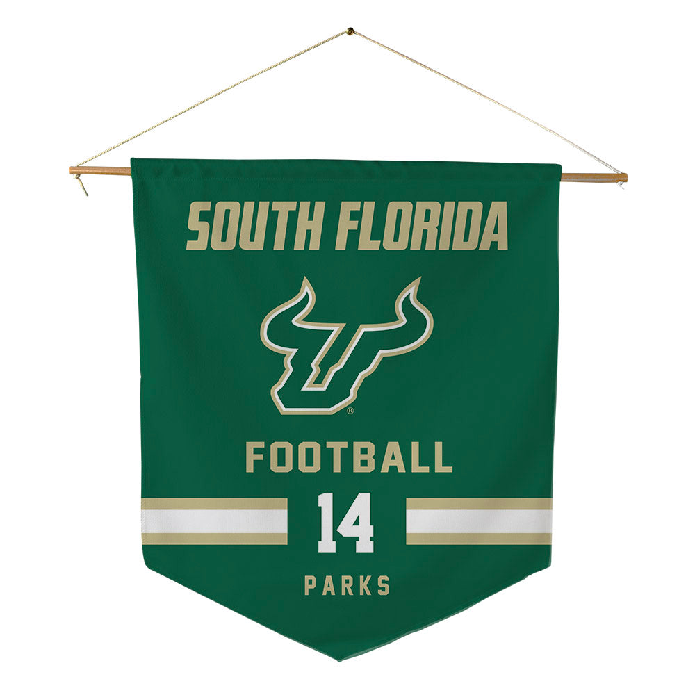 USF - NCAA Football : Arkese Parks - Pennant - 18" x 21"-0