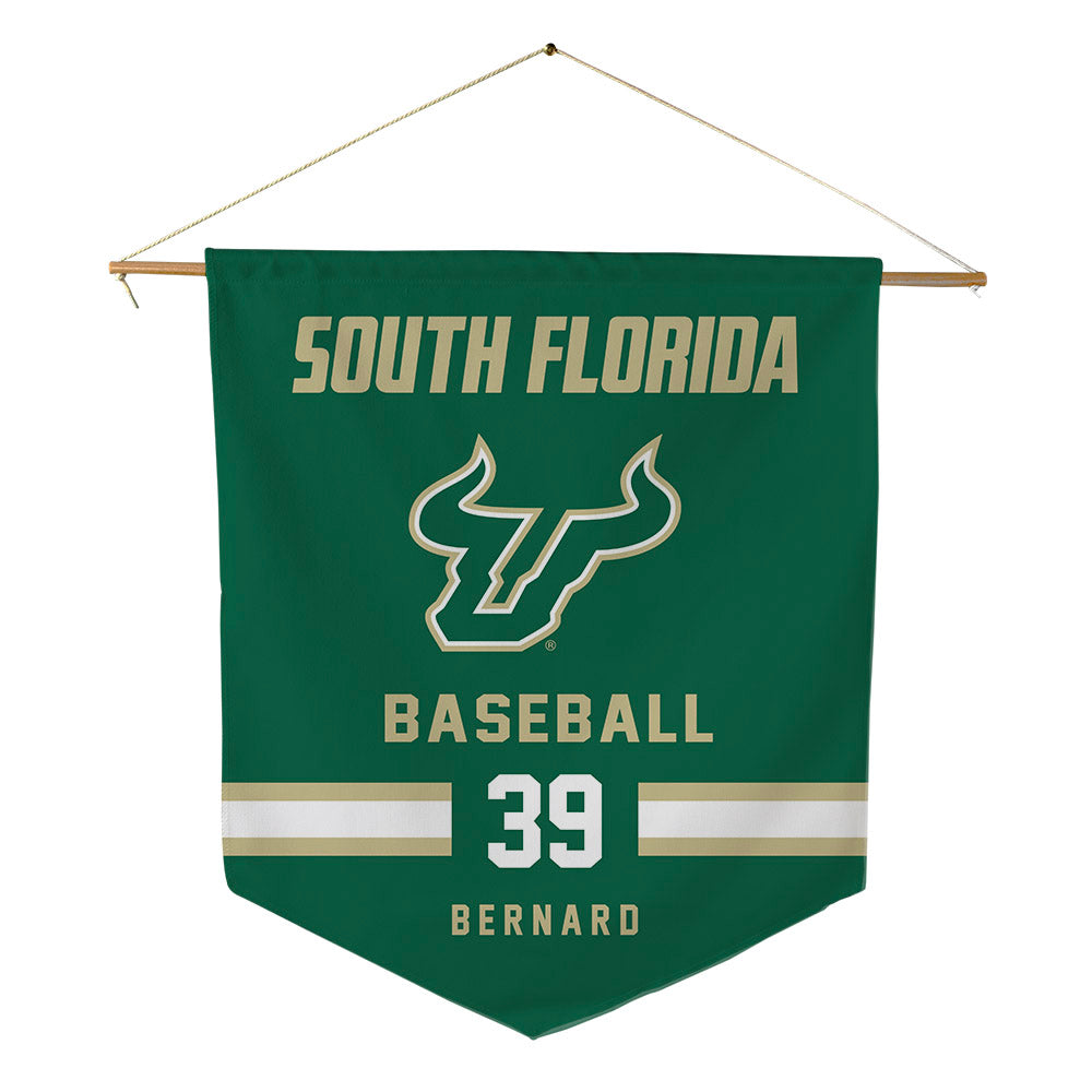 USF - NCAA Baseball : Nolan Bernard - Pennant - 18" x 21"-0