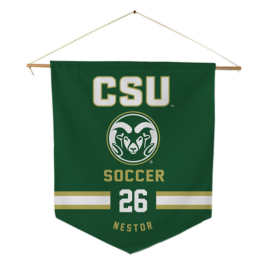 Colorado State - NCAA Women's Soccer : Linnea Nestor - Pennant - 18" x 21"-0