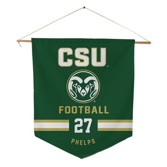 Colorado State - NCAA Football : Dylan Phelps - Pennant - 18" x 21"-0