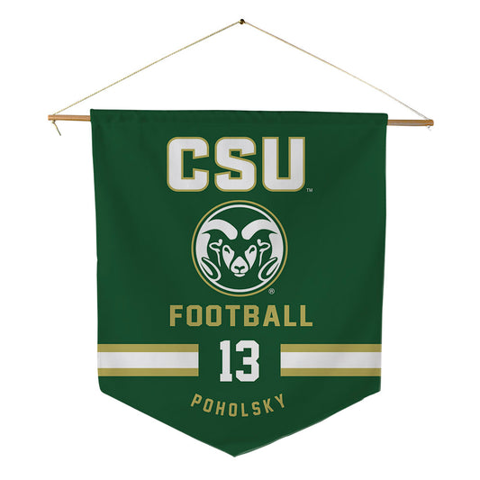 Colorado State - NCAA Football : Tommy Poholsky - Pennant - 18" x 21"-0