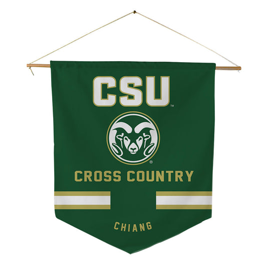 Colorado State - NCAA Men's Cross Country : William Chiang - Pennant - 18" x 21"-0