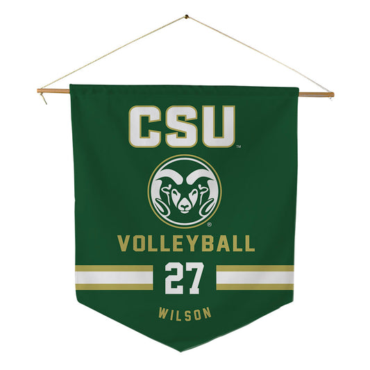Colorado State - NCAA Women's Volleyball : Eve Wilson - Pennant - 18" x 21"-0