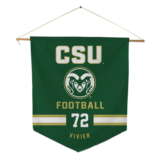 Colorado State - NCAA Football : Maxime Vivier - Pennant - 18" x 21"-0
