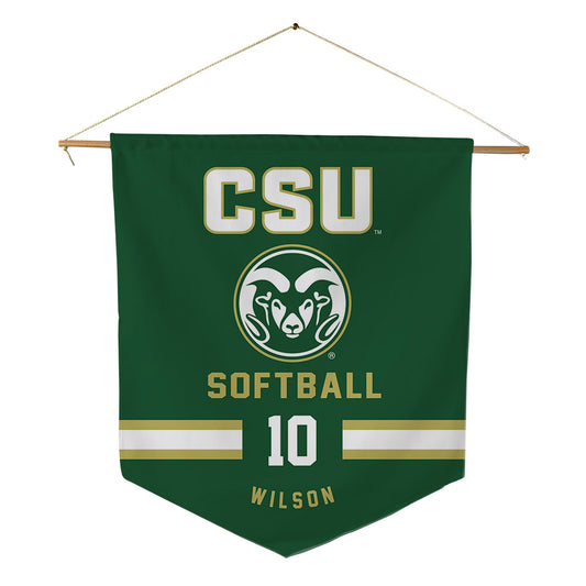 Colorado State - NCAA Softball : Jailey Wilson - Pennant - 18" x 21"-0