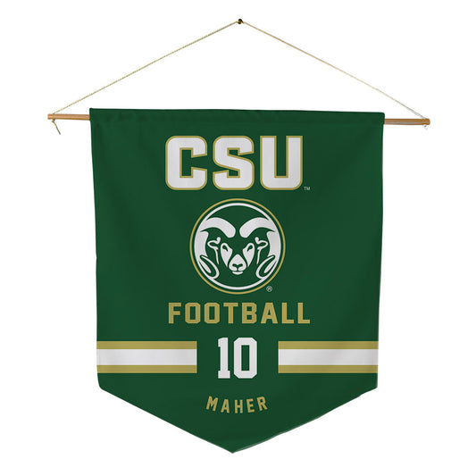 Colorado State - NCAA Football : Tommy Maher - Pennant - 18" x 21"-0