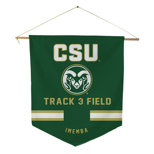 Colorado State - NCAA Men's Track & Field : Jesse Imemba - Pennant - 18" x 21"-0
