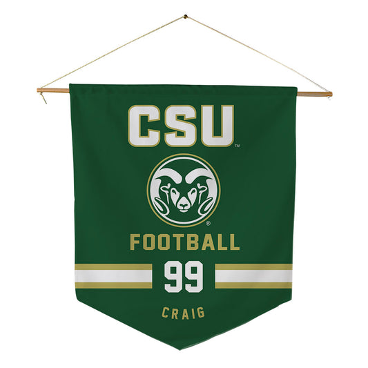 Colorado State - NCAA Football : Cavan Craig - Pennant - 18" x 21"-0